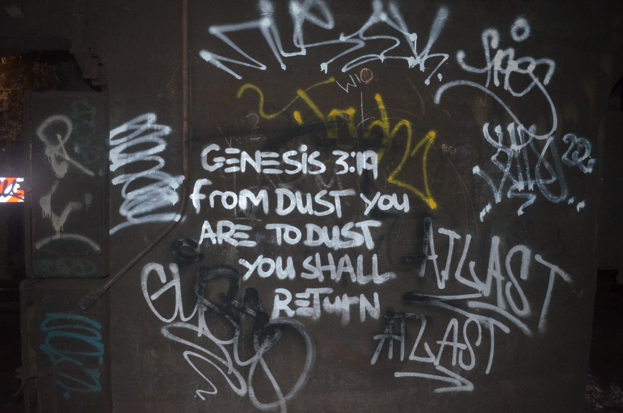 From dust you are to dust you shall return