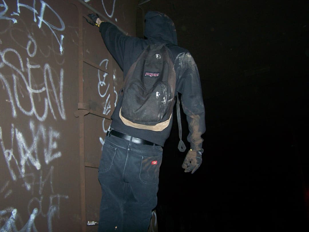 Special guest on our trip, actually he's how we found out about the dust tunnels in the first place