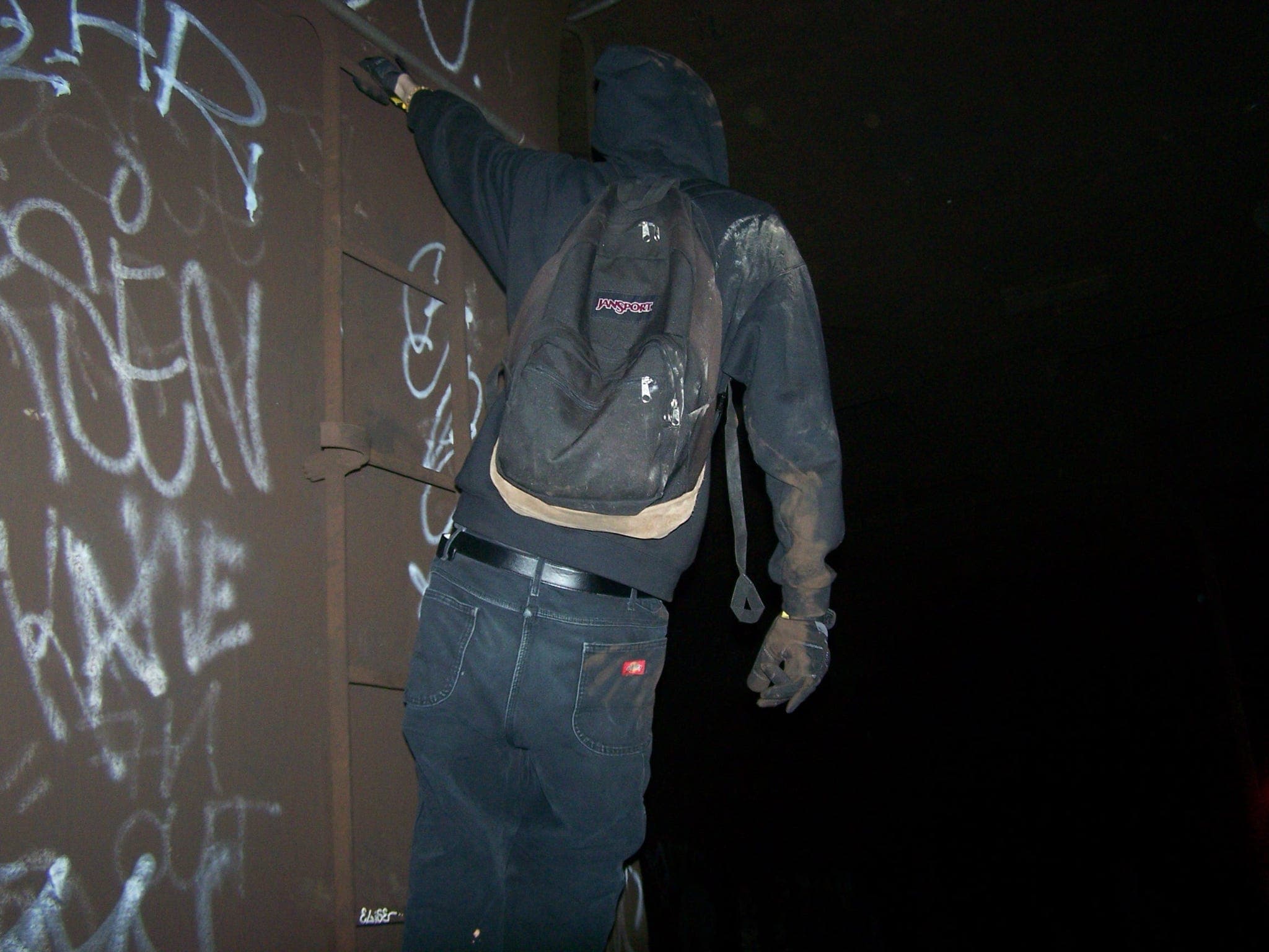 Special guest on our trip, actually he's how we found out about the dust tunnels in the first place
